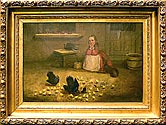 "Girl with Chickens" by Marcus Mote