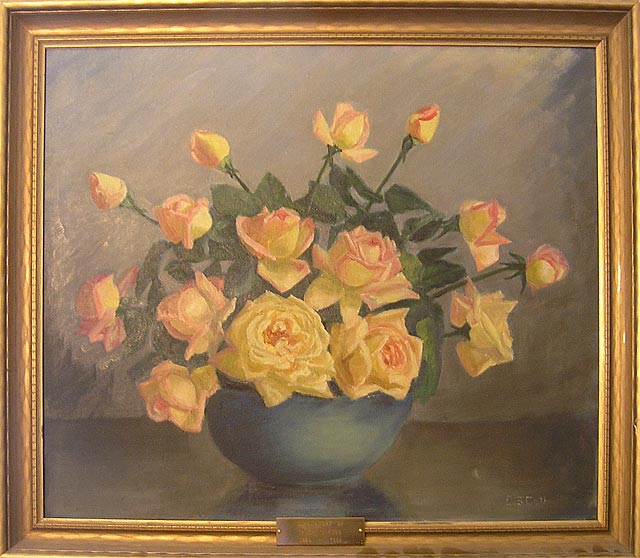 "Yellow Roses" by Edna Stubbs Cathell