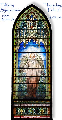 Tiffany window located in St. Paul's Episcopal Church in Richmond, Indiana.