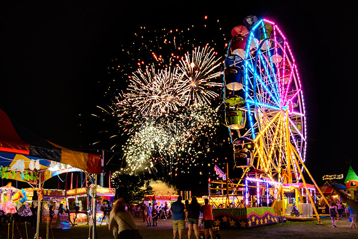 Photo: Ferris Wheel at the Fair at Night