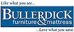 Logo: Bullerdick Furniture & Mattress: Like What You See...Love What You Save Logo