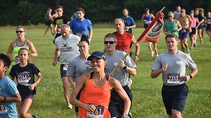 Supplied Photo: IU East's Run with the Wolves 5K attracted area runners and walkers for the annual race on July 20.