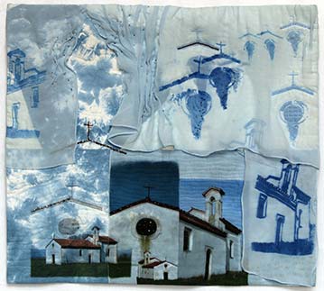Supplied Image: The first place entry to the 42nd Whitewater Art Competition went to Barbara Triscari of Lebanon, Indiana, for her fiber art quilt, La Chiesa di Bolzano Vicentino.
