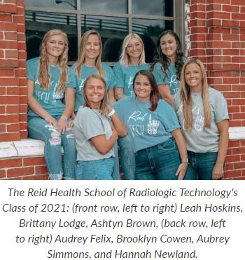 Supplied Photo: Reid Health School of Radiologic Technology Class 2021