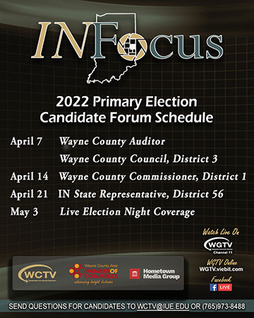 Supplied Flyer: IN Focus Candidate Schedule
