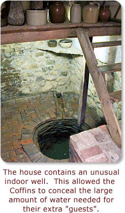 Hidden well in basement. - Click for larger view.