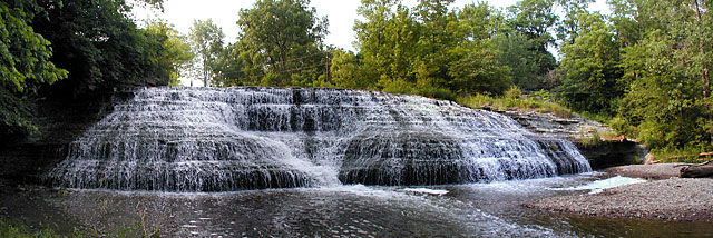 Thistlewaite Falls in Richmond, Indiana