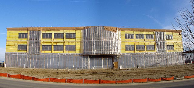 Johnson Hall, Ivy Tech State College - under construction - Feb. 2004